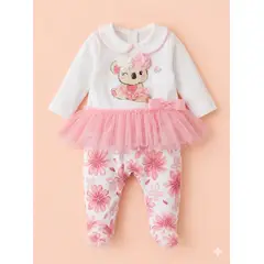 TEDMIMAK - ENTERITO DE ALGODON CON TUT PARA BEBE