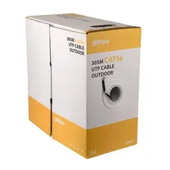 DAHUA - CBXD-UN3 305m Exterior Cat5e Negro 24AWG Cable UTP Conductor Sólido Cobre PFM920-5EU