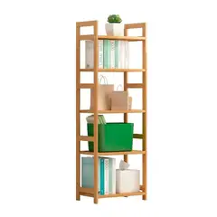OFERTABKN - Organizador Estante De Bambu De 5 Niveles 35x23.5x125cm