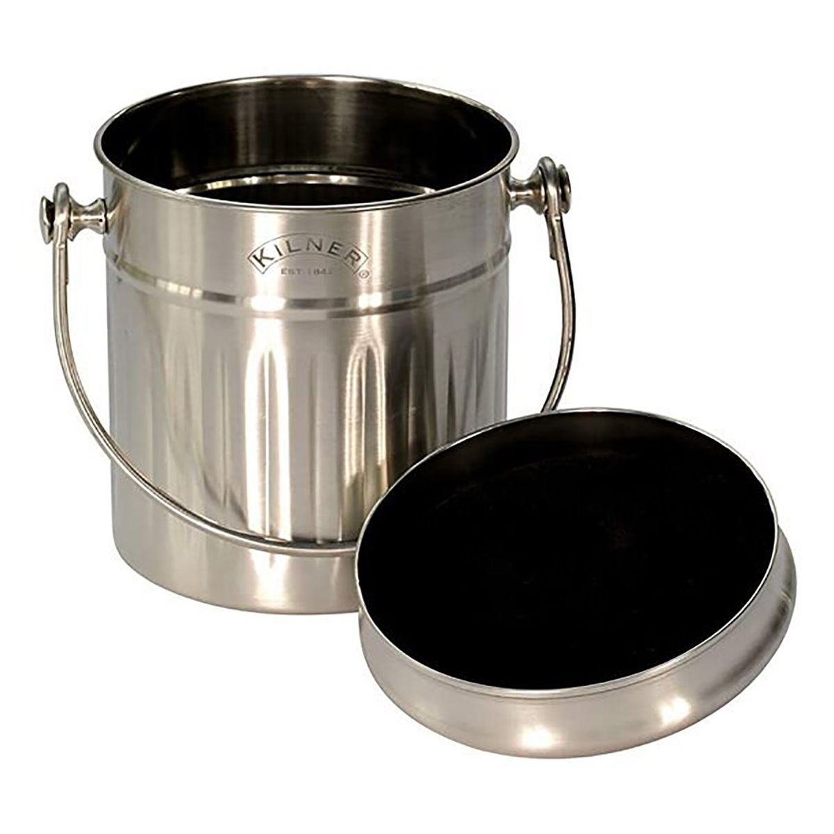 KILNER - Compostera Acero Inoxidable 2 Lts