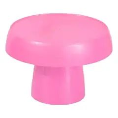 GENERICO - Soporte Redondo para Tortas Color Rosado Fluorescente