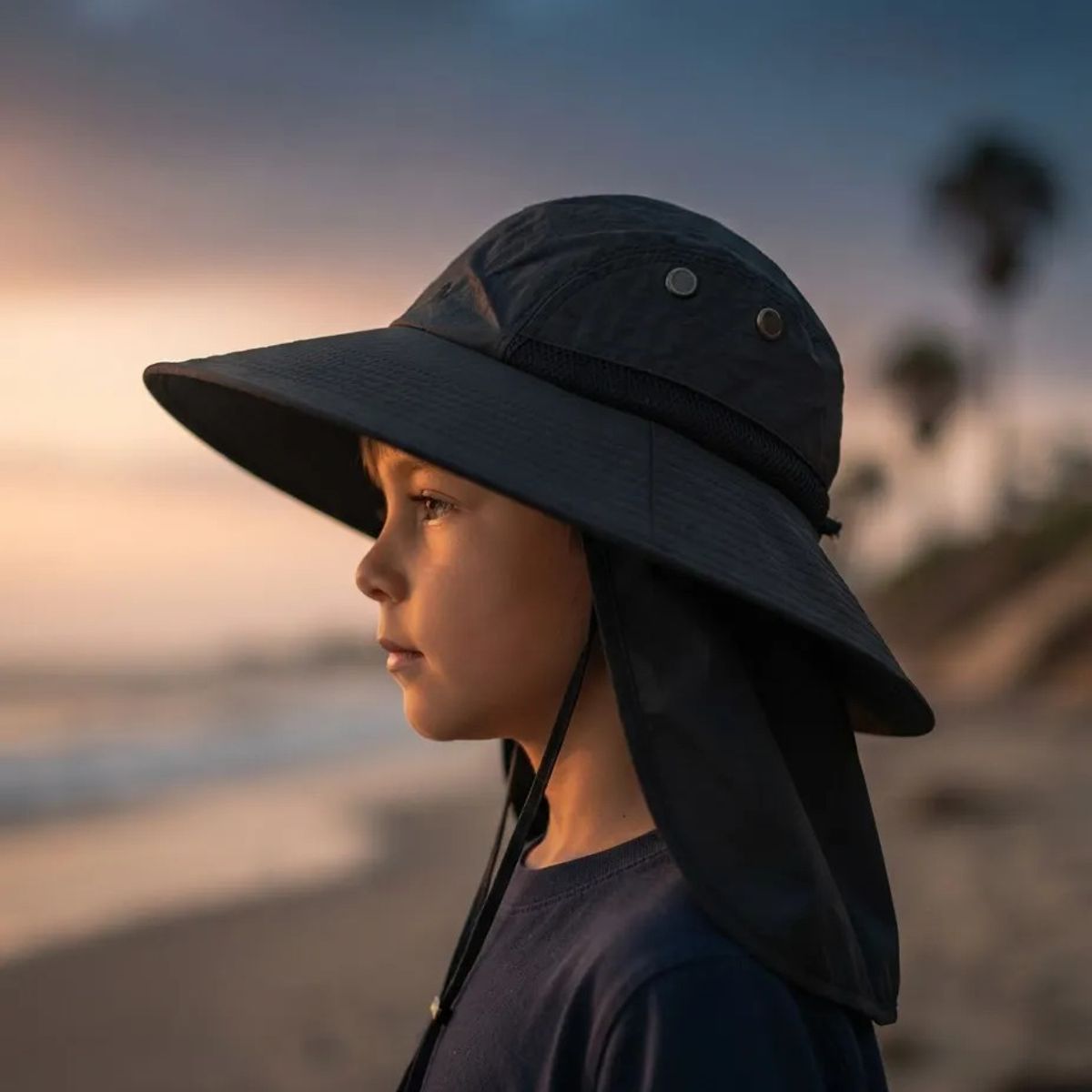 MUSHOVI - Sombrero Niño Legionario Con Protección Uv Sombrero Verano