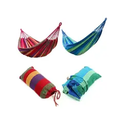 GENERICO - Hamaca De Lona Portátil Con Bolso de Transporte Colgante Camping