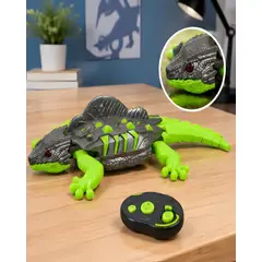 MYLHOGAR - Juguete Robot Lagartija Trepadora a Control Remoto con Luces LED y Batería Recargable