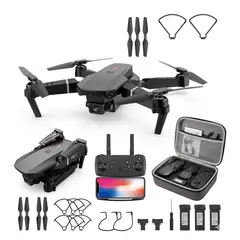 GENERICO - Drone Plegable E88 Pro / Teng 1 con Doble Cámara 4K UHD Con Maleta De Transporte
