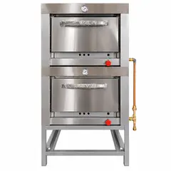 TICGAS - Horno industrial doble camara 65x65, a gas,