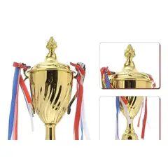 GENERICO - Copa Deportiva Génerico 33cm Dorada Metal
