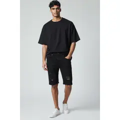 BLUE MOUNTAIN - Shorts Jeans Hombre Bermuda Denim Mezclilla