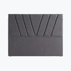 IVI HOME - Respaldo de cama king gris Viena con soporte a piso