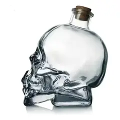 GENERICO - Set de Cristalería Calavera 180ml con Decantador y Copas