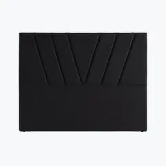 IVI HOME - Respaldo de cama king negro Viena con soporte a piso