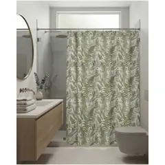 GENERICO - Pack de Cortina De Baño Con Forro C1