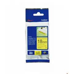 BROTHER - TZE-S641 E-P 18mm Negro en Amarillo Cinta 8mt pPT-E300VPD600VP ExtraP