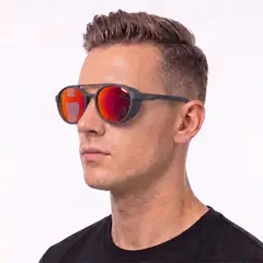 NOVY - Gafas Lentes De Sol Deportivas Redondas Steampunk Polarizadas UV400