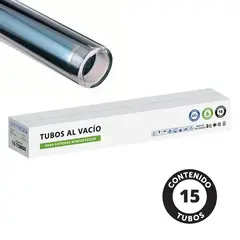 GENERICO - Caja x 15 Tubos de Vidrio para Termos Solares Atmosféricos