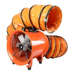 ATURE - Extractor De Aire Industrial Portátil 8'' Con Conducto 5m
