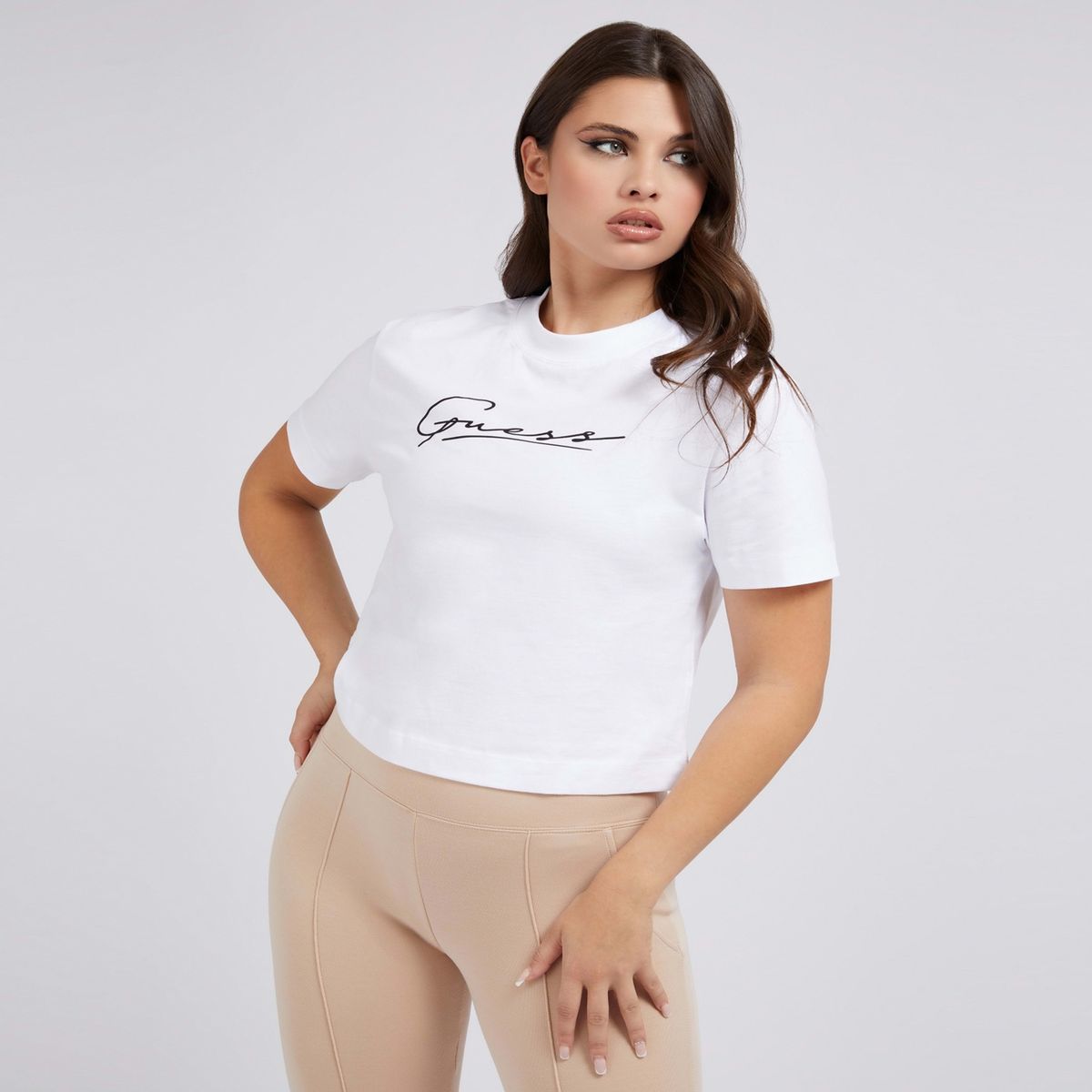 GUESS - Guess Polera Manga Corta Mujer