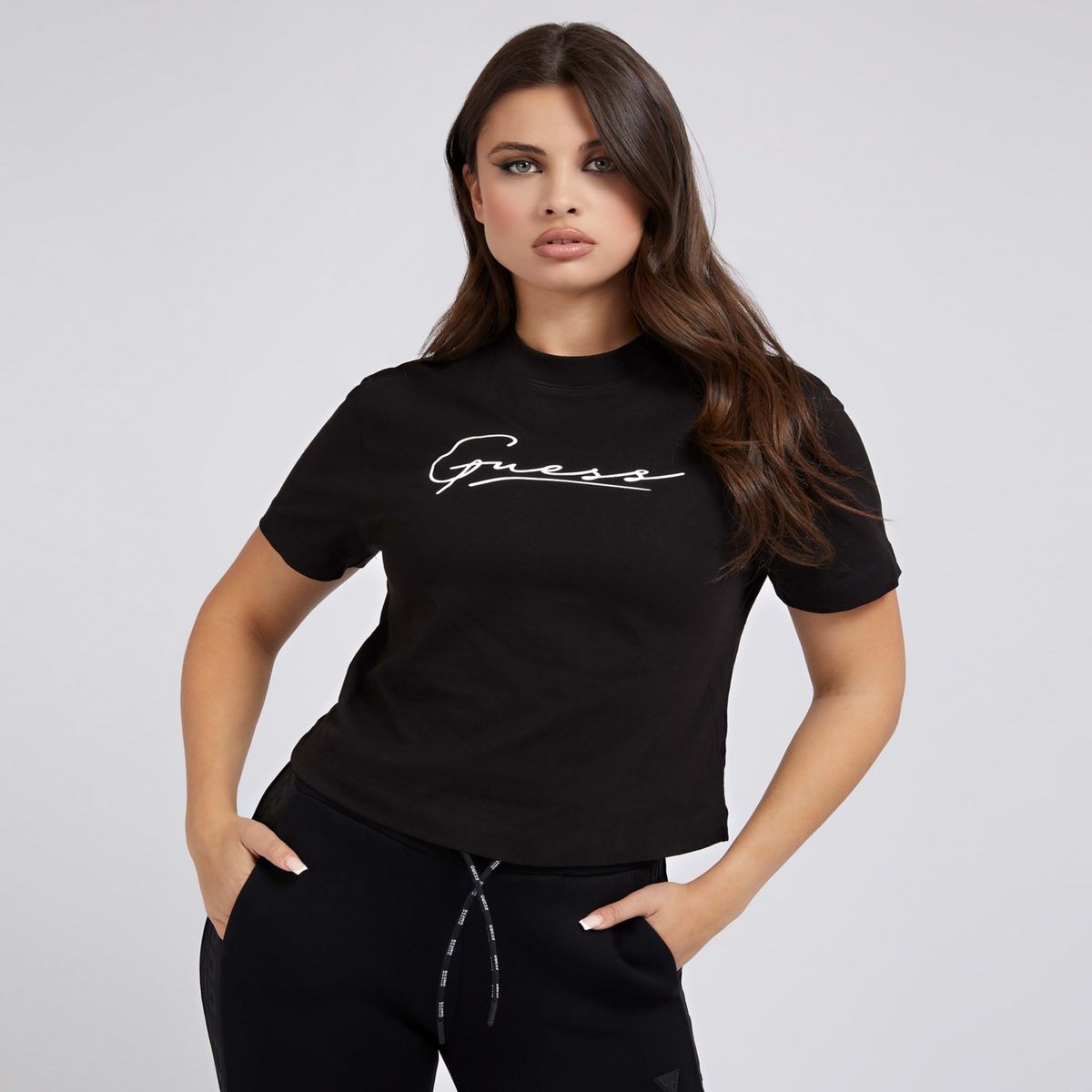 GUESS - Guess Polera Manga Corta Mujer