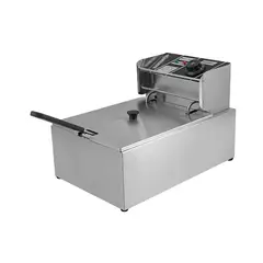 BOZZO - Freidora Electrica Sobremesa 1 Deposito 6 Lts