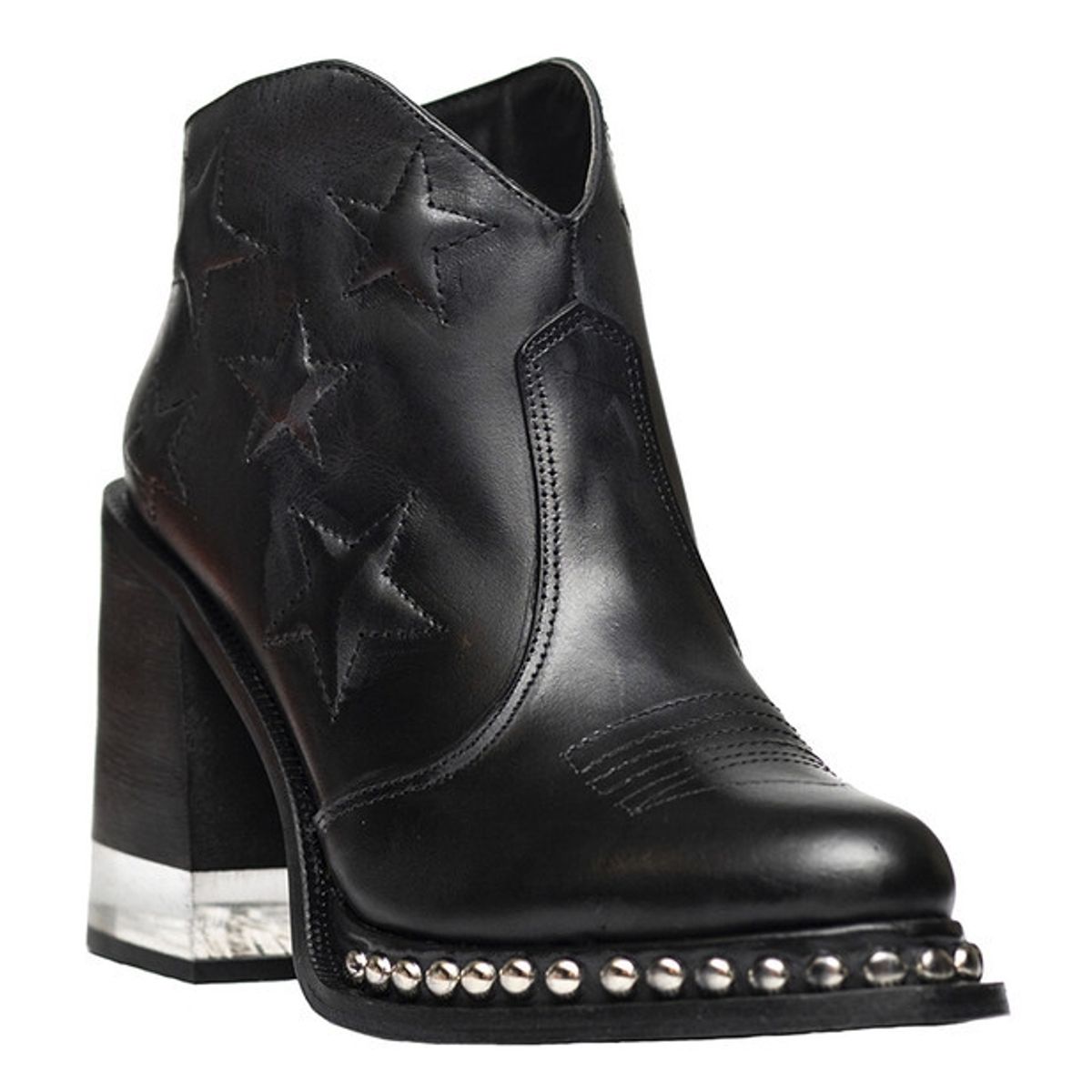 BECCA SHOES - Botín Mujer Aydan Cuero Negro