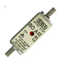 GENERICO - Fusible Marca SIBA Alemania, curva gG, tamaños NH000 NH00, 690V - NH00 - 63A
