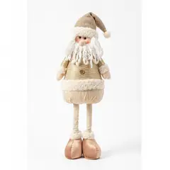 GENERICO - Viejito Pascuero Dorado Patas Extensibles 3 Alturas 65 Cm