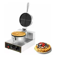 GENERICO - Wafflera Wafles Máquina Electrica Acero Inoxidable Plateado