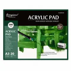 GIORGIONE - Block Acrílico G-AC20 A3 200 g · 20 Hojas