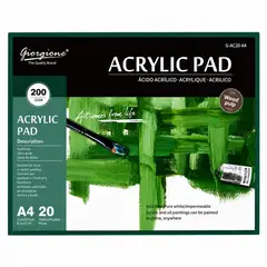 GIORGIONE - Block Acrílico G-AC20 A4 200 g · 20 Hojas