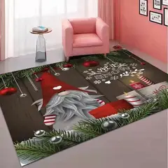 GENERICO - ALFOMBRA NAVIDEÑA 200X240 GRIS GNOMO TFI