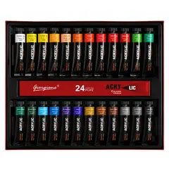 GIORGIONE - Set 24 Pinturas Acrílicas G-AC2405 Tubos 12 ml