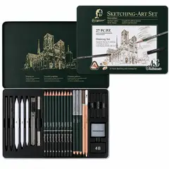 GIORGIONE - Set 27 Piezas de Dibujo y Carbón G-272708