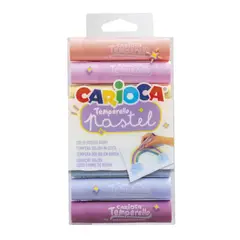 CARIOCA - Témperas Sólidas Temperello Pastel 8 Unidades