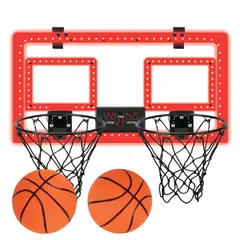 OEM - Doble Aro De Basquetbol Para Colgar Led Con Marcador Digital