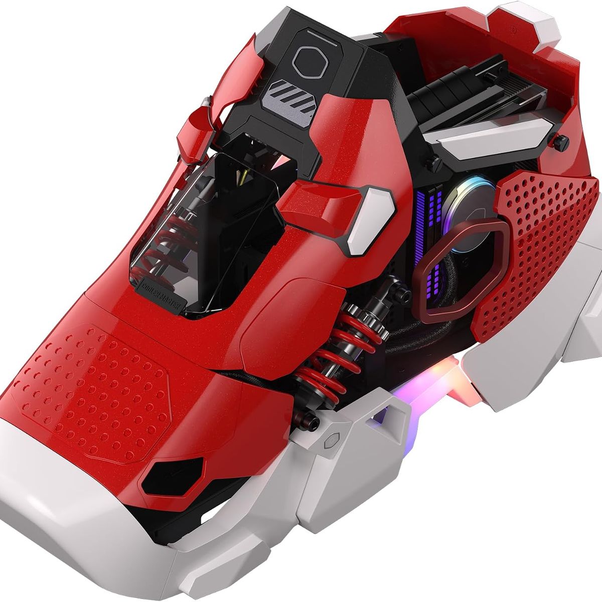 COOLER MASTER - Gabinete Cooler Master Sneaker X Con Water Cooling Y Fuente de poder