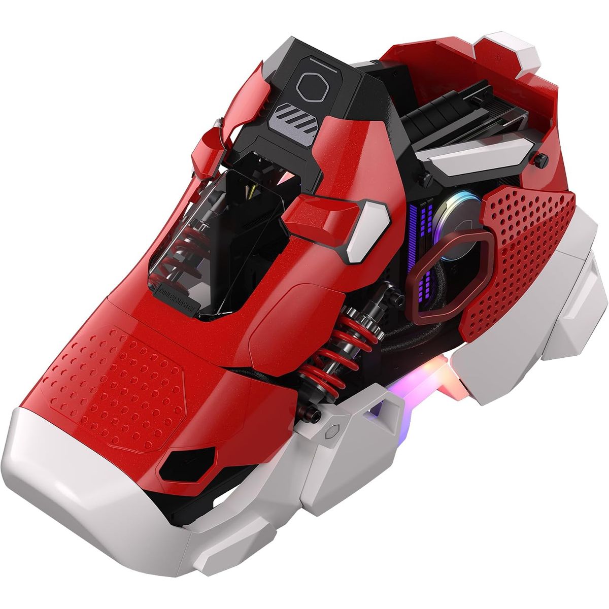 COOLER MASTER - Gabinete Cooler Master Sneaker X Con Water Cooling Y Fuente de poder