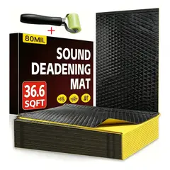 NEBLISUR - Set De 10 Hojas Insonorizantes Para Automóvil, 2mm De Espesor, 3.4m2 De Cobertura