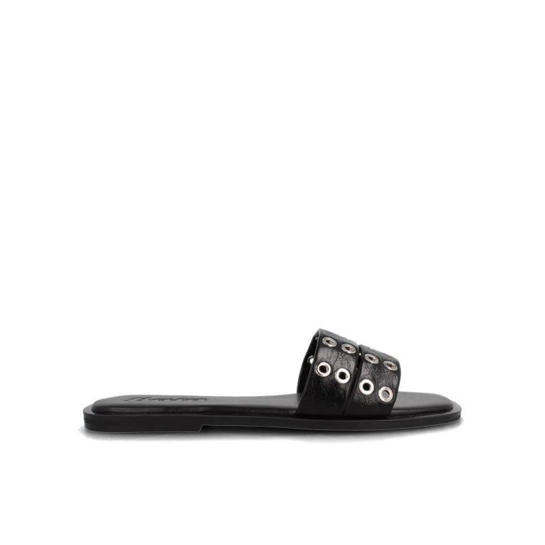 Sandalia Mujer Taylor Tiras Negro