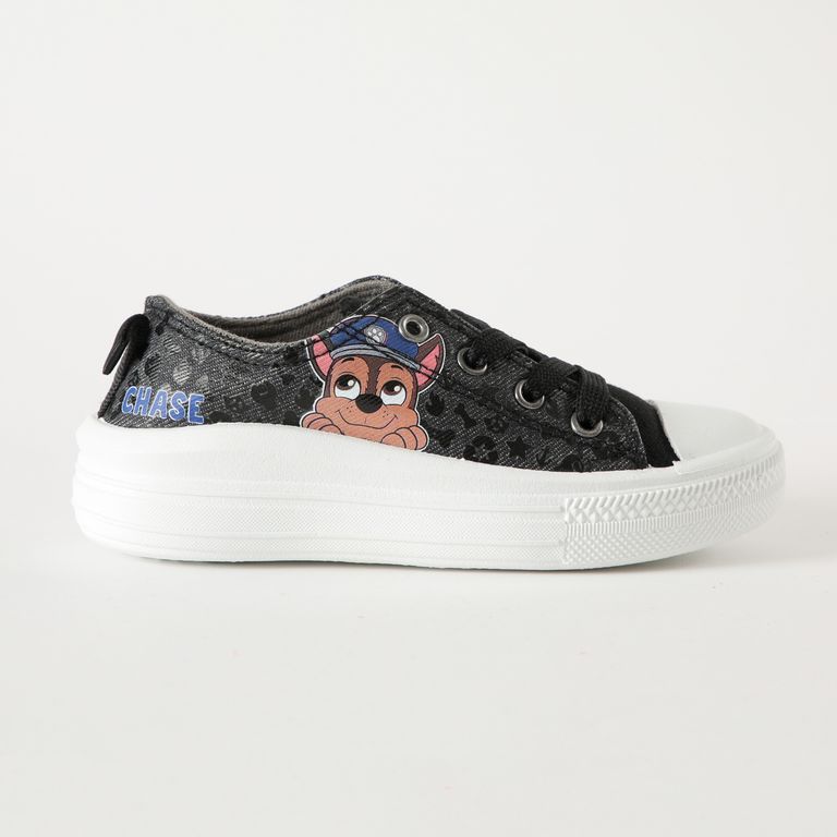 Zapatillas Lona Niño Chase Negro