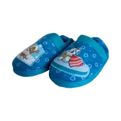 PAW PATROL - Pantufla Niño Baño Azul