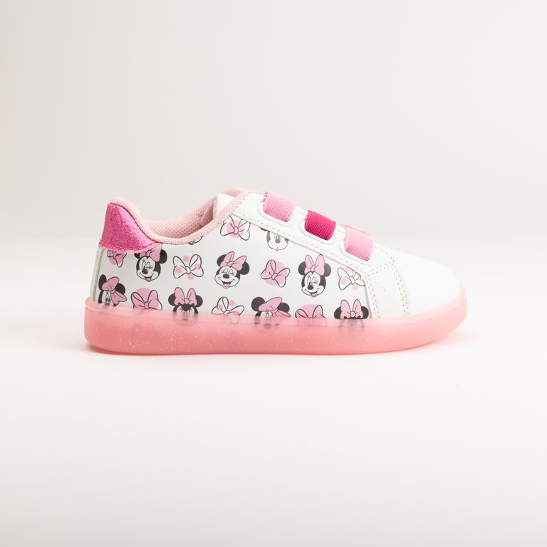 Zapatillas Niña Minnie Brillo Rosado