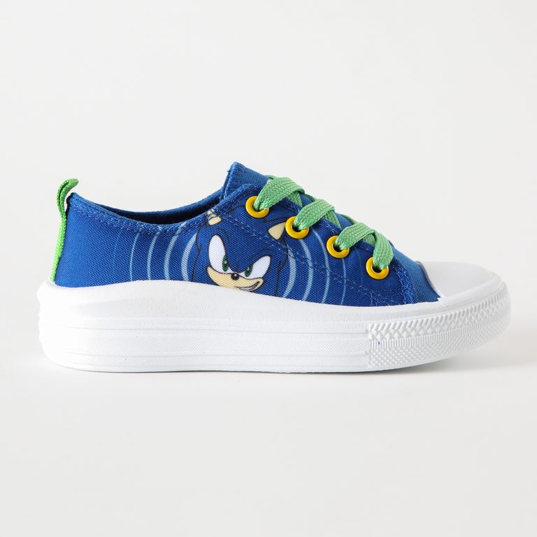 Zapatillas Lona Niño Sonido Azul