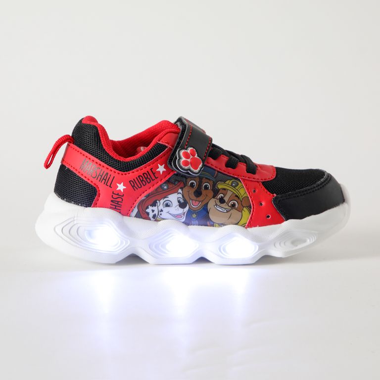Zapatillas Con Luces Niño Riendo Rojo