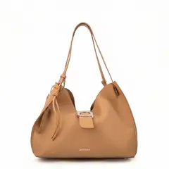 AMPHORA - Cartera tote lirai café