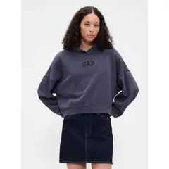 GAP - Polerón Mujer Hoodie Logo Azul