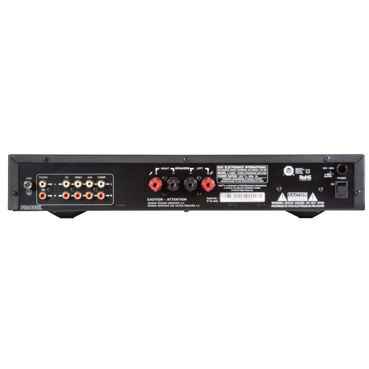 NAD - NAD C316BEE V2 Amplificador Integrado Estéreo