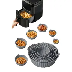 GENERICO - Moldes de silicona 6 pcs para horno freidora de aire