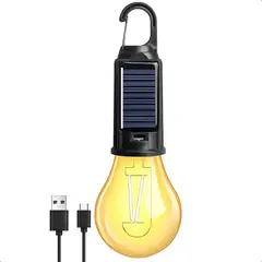 GENERICO - Ampolleta Solar 15w Ampolleta De Emergencia Recargable