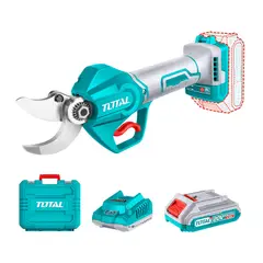 TOTAL TOOLS - Combo Tijera de Podar Inalámbrica 30mm 20V Total con Accesorios