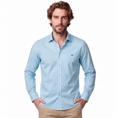 POTROS - CAMISA CASUAL MANGA LARGA TREVIRA ESTAMPADA SEVILLA